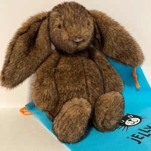 Jellycat Bashful Hoppleston Luxe Bunny w/Dustbag - SOLD OUT - Soft Plush Rabbit